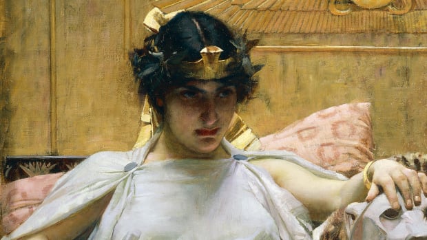 Cleopatra, painted in 1888, by John William Waterhouse