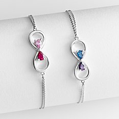 Infinity Birthstone Bracelet